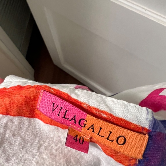 Vilagallo Elisa multi check dress Euro size 40 (US 6) - Picture 3 of 3